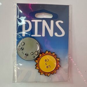 Sun and Moon Pins